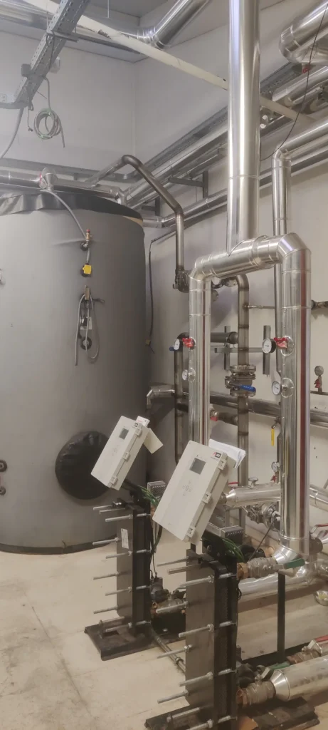 Equipos de producción instantánea de ACS y depósito de inercia en el Hospital San Juan de Dios